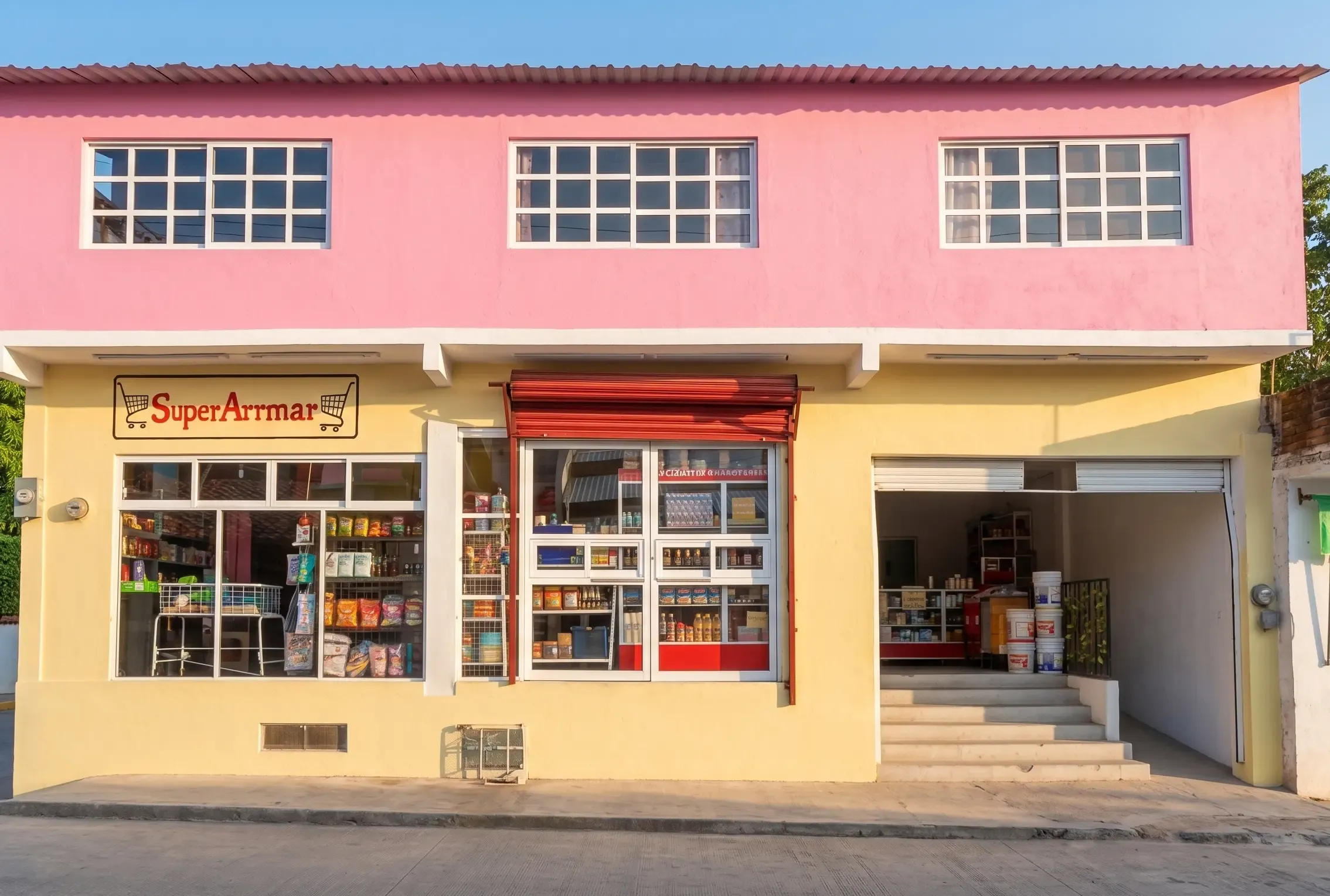 Fachada de la tienda Súper Arrmar en Pinotepa de Don Luis